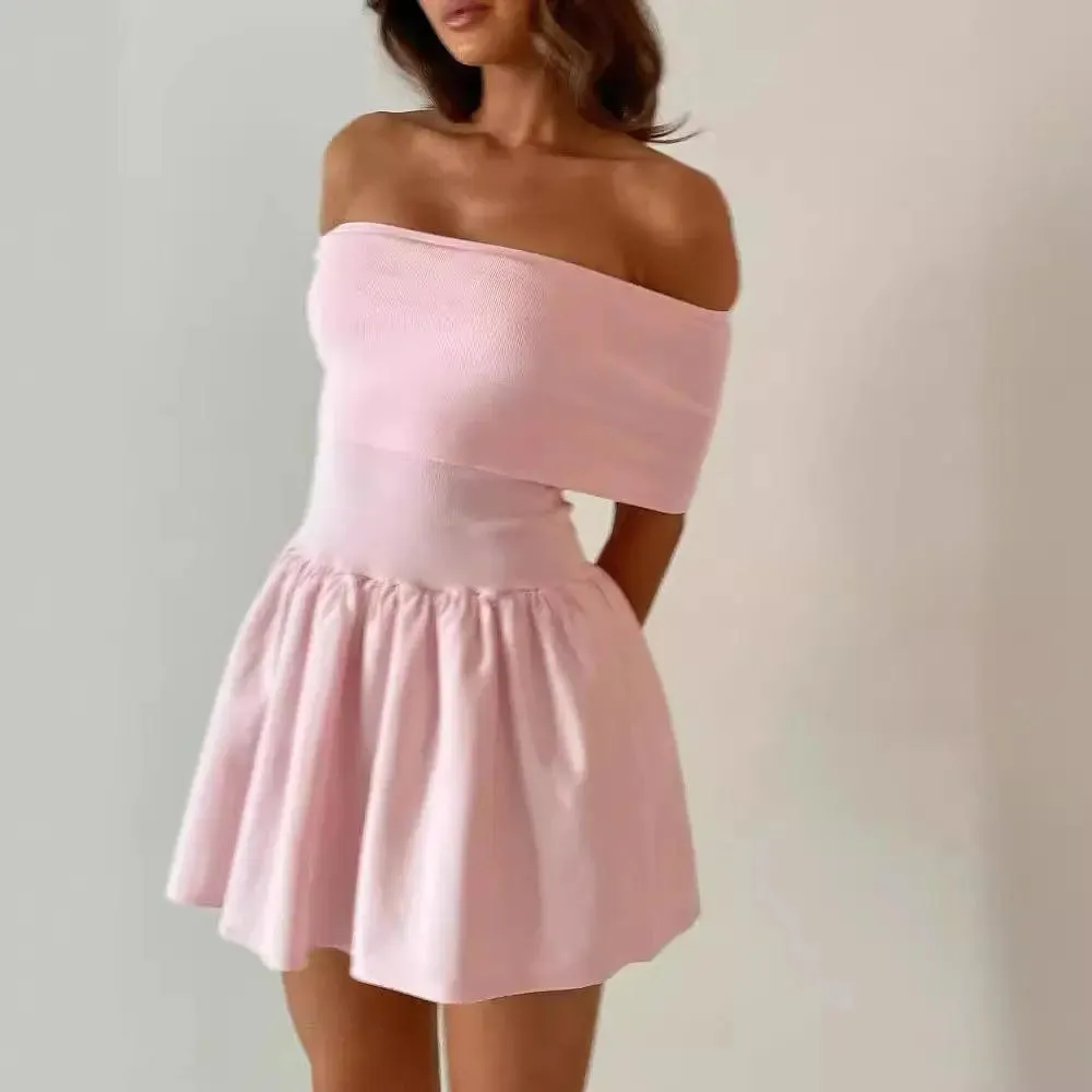 Off Shoulder Skater Dress