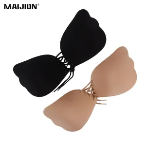 Reusable Invisible Sports Bra Women Self-Adhesive Push Up Bras Sexy Backless Running Yoga Bra Seamless Fitness