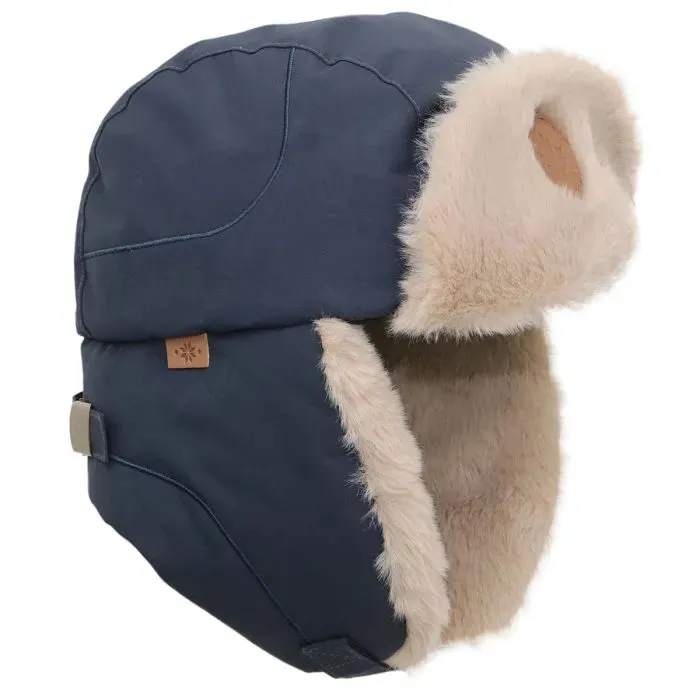 Sage/ Dusty Rose /Blue Waterproof Trapper Hats Calikids