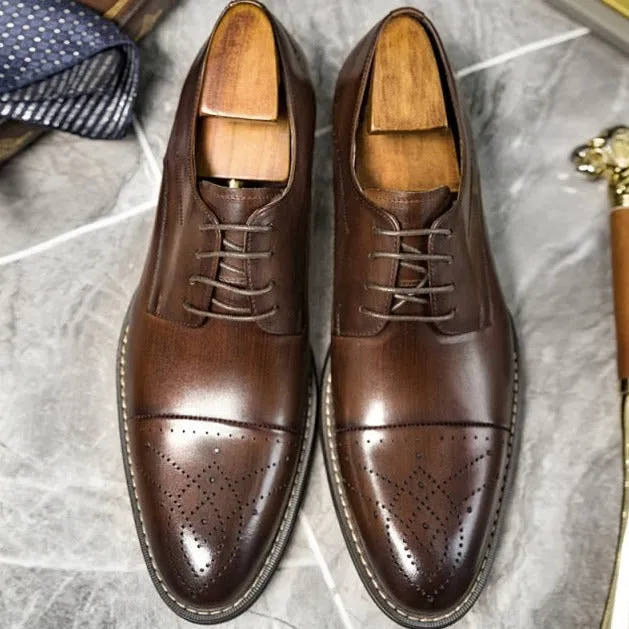 Serpatura Elegant Oxford Shoes