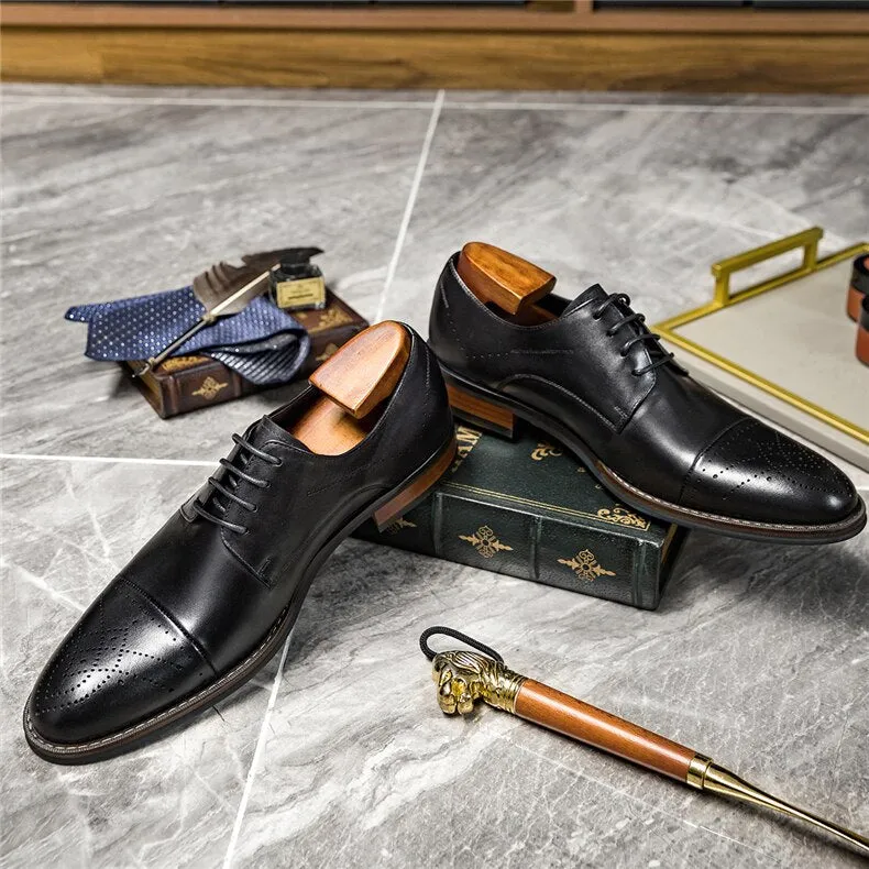 Serpatura Elegant Oxford Shoes