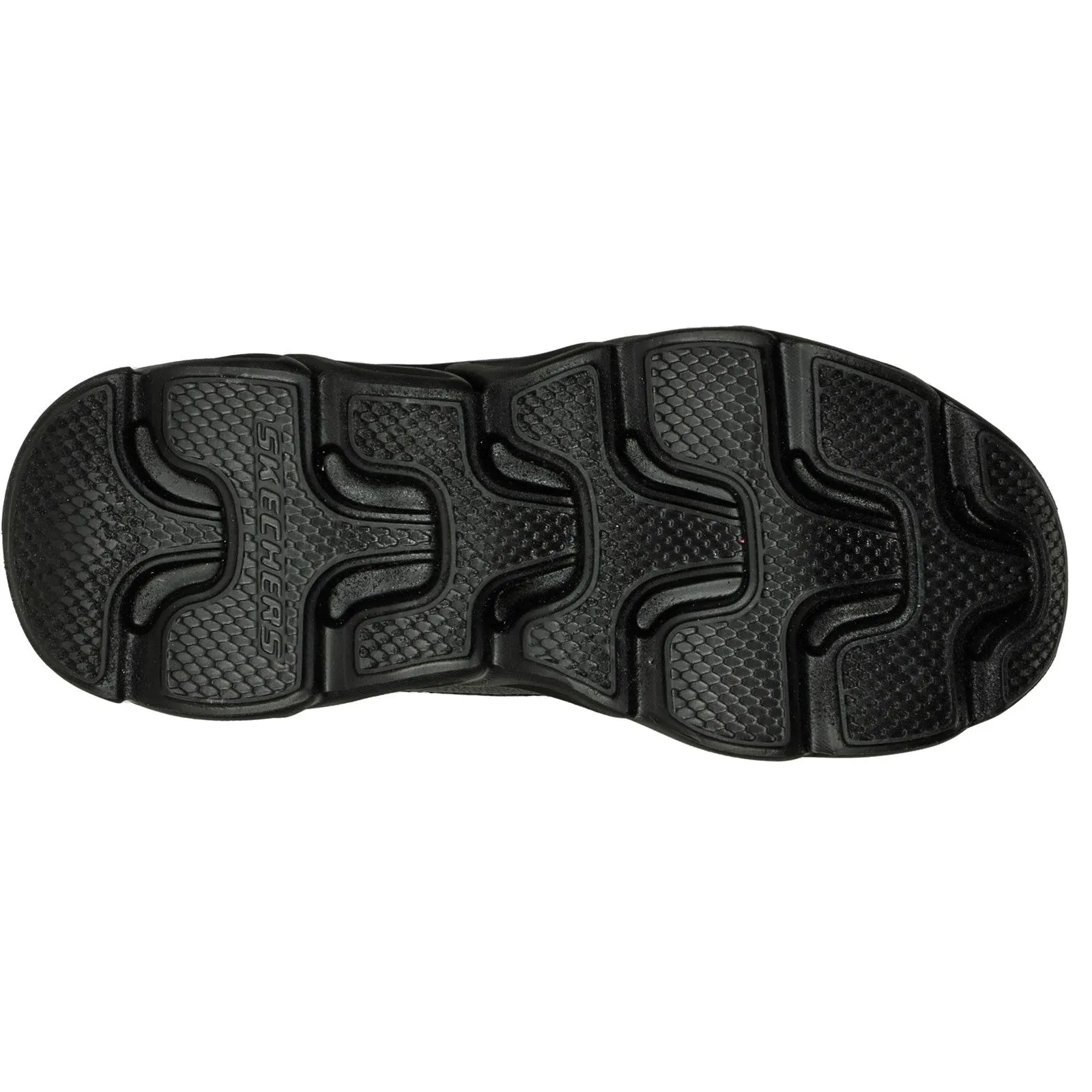 Skechers Boys Flex Glide Slip On Trainers - Black
