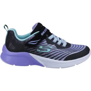 Skechers Girls Microspec Rejoice Racer Trainers - Black