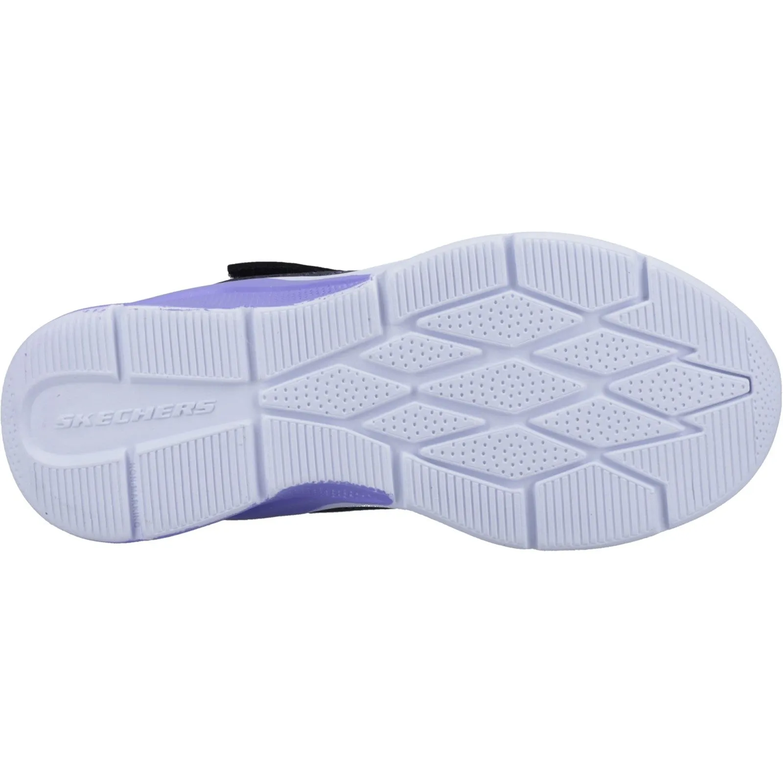 Skechers Girls Microspec Rejoice Racer Trainers - Black