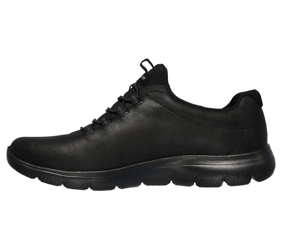 Skechers Womens Summits Oh So Smooth Trainers - Black