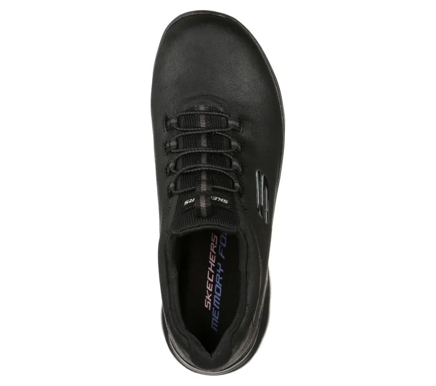 Skechers Womens Summits Oh So Smooth Trainers - Black