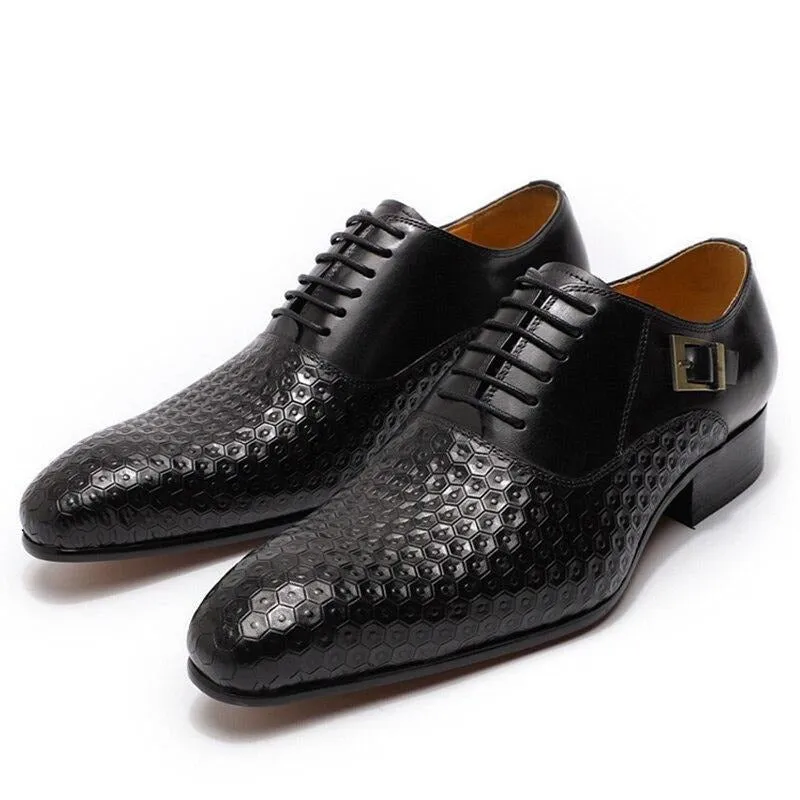 Snakara Croctex Lace Oxfords