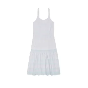 Summery Copenhagen Ballad Blue/Lavender Fog Rose Short Dress