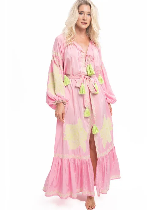 Taffi Maxi Dress Pink Pistachio