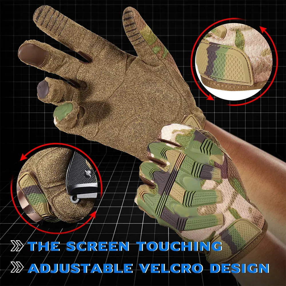 Touch Screen Tactical Cycling Gloves Outdoor Army Military Combat Airsoft Paintball Hunting Shooting Bicycle Anti-Slip Men Women