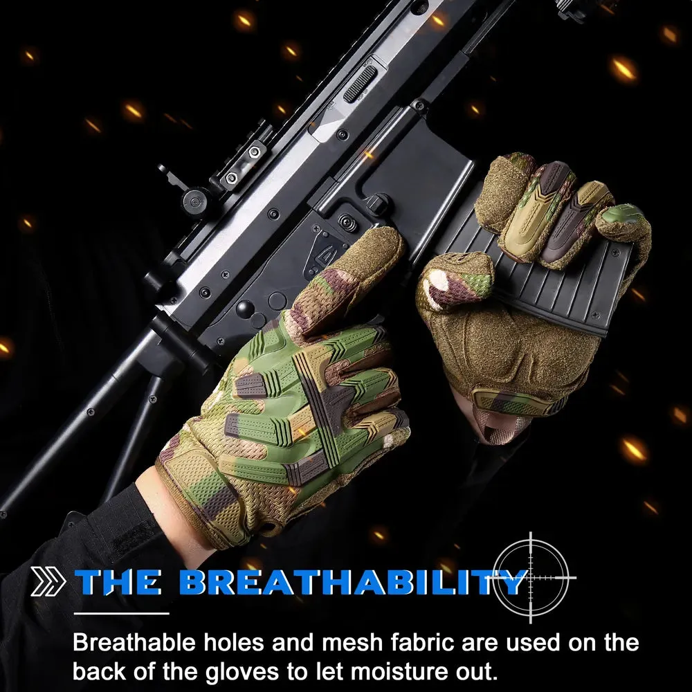 Touch Screen Tactical Cycling Gloves Outdoor Army Military Combat Airsoft Paintball Hunting Shooting Bicycle Anti-Slip Men Women