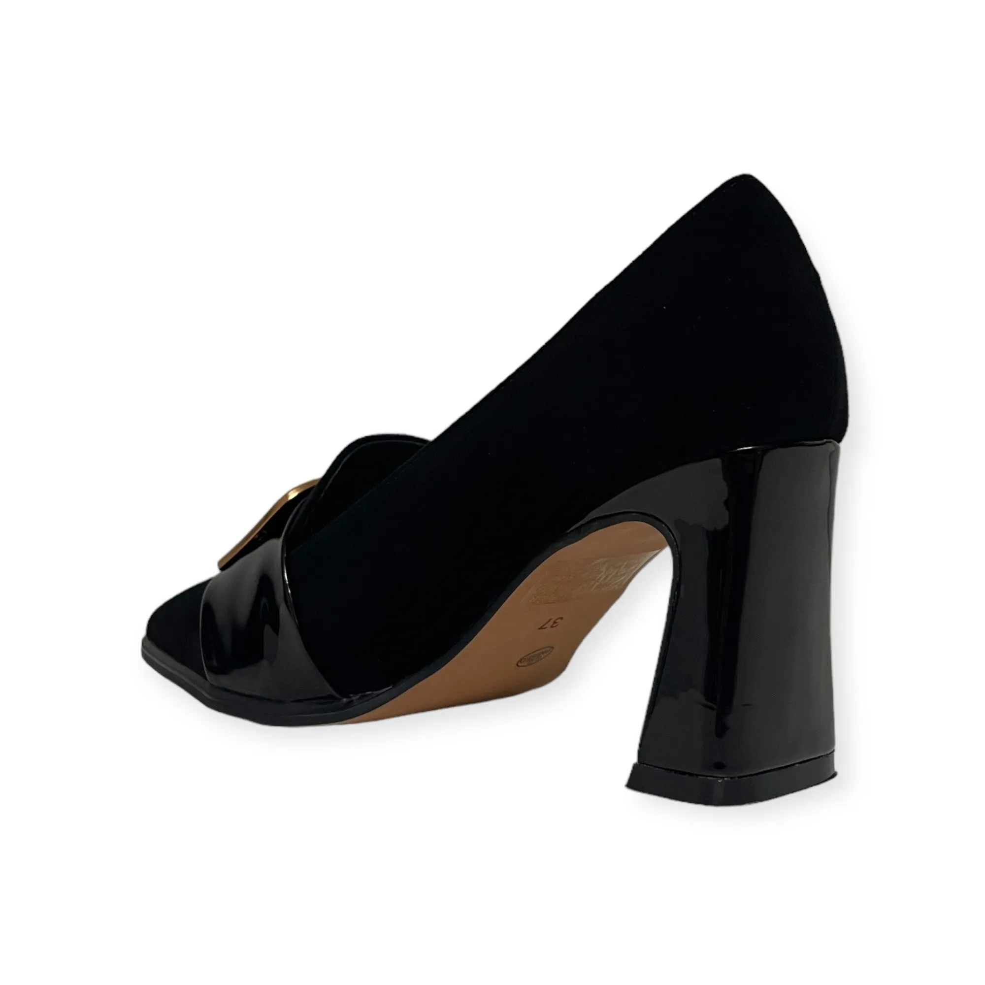 TRAY-2 BLACK SUEDE
