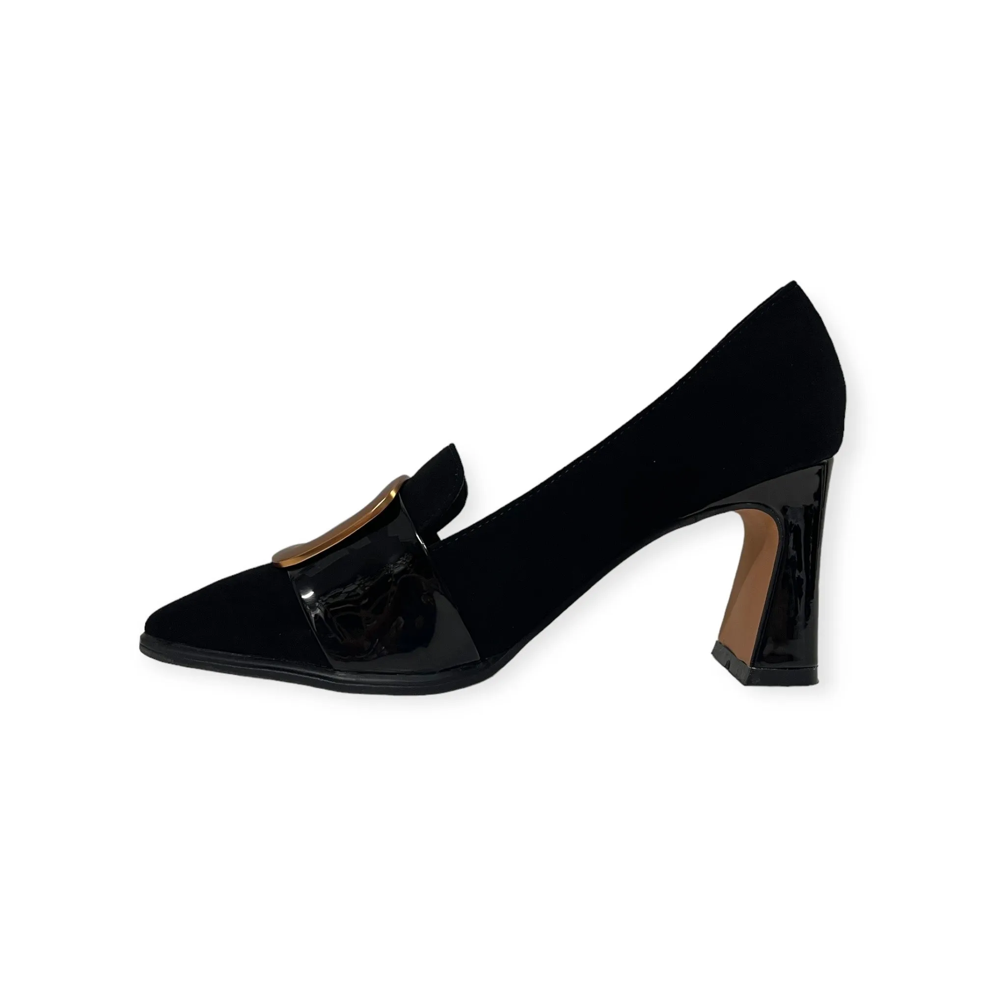 TRAY-2 BLACK SUEDE