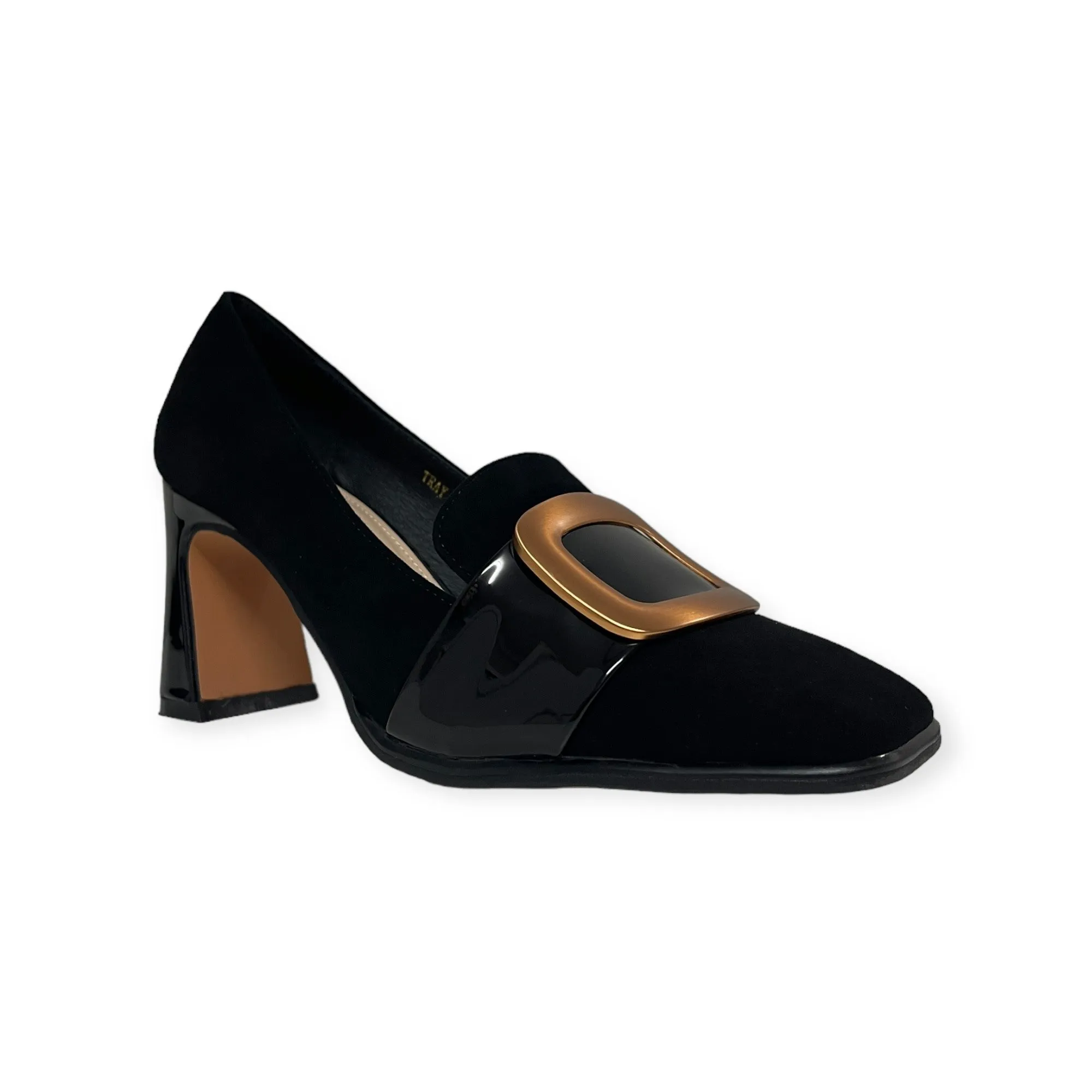 TRAY-2 BLACK SUEDE