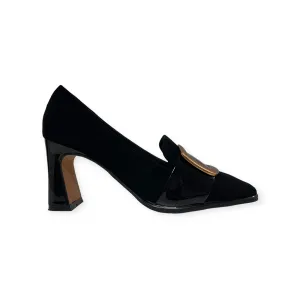 TRAY-2 BLACK SUEDE