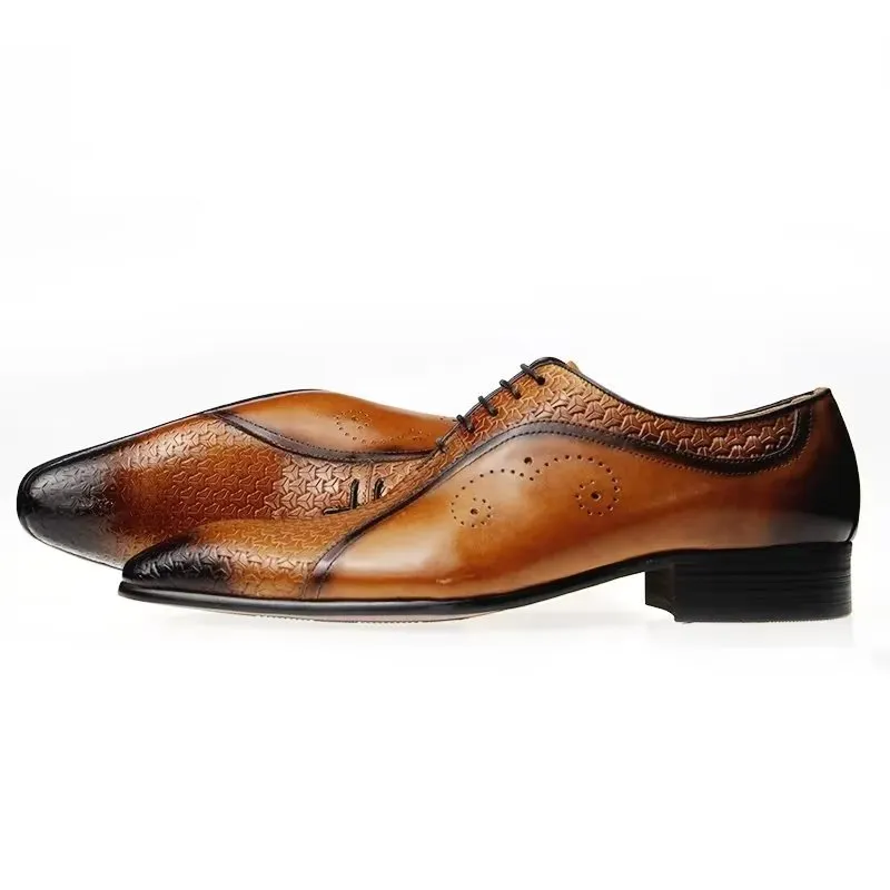 Veltique Croctex Classic Buckle Shoes