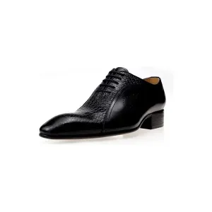 Veltique Croctex Classic Buckle Shoes