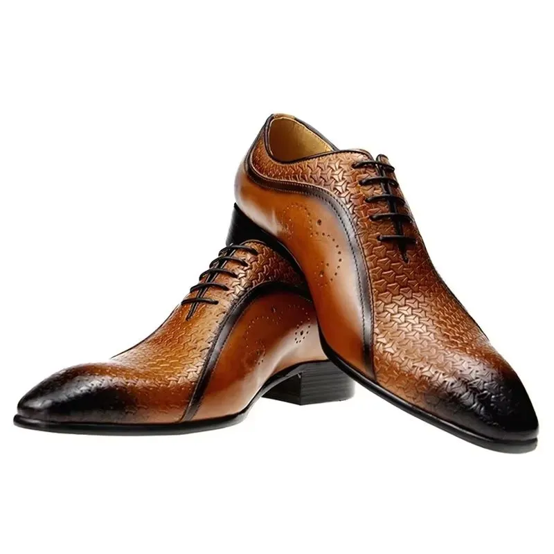 Veltique Croctex Classic Buckle Shoes