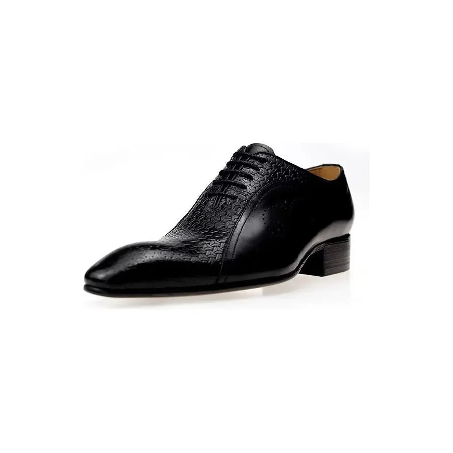 Veltique Croctex Classic Buckle Shoes