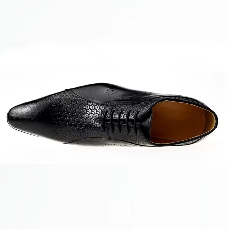 Veltique Croctex Classic Buckle Shoes