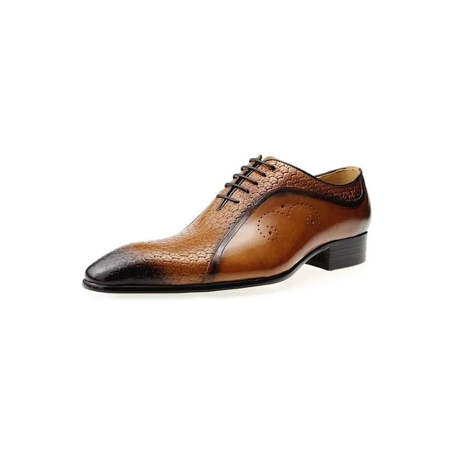 Veltique Croctex Classic Buckle Shoes