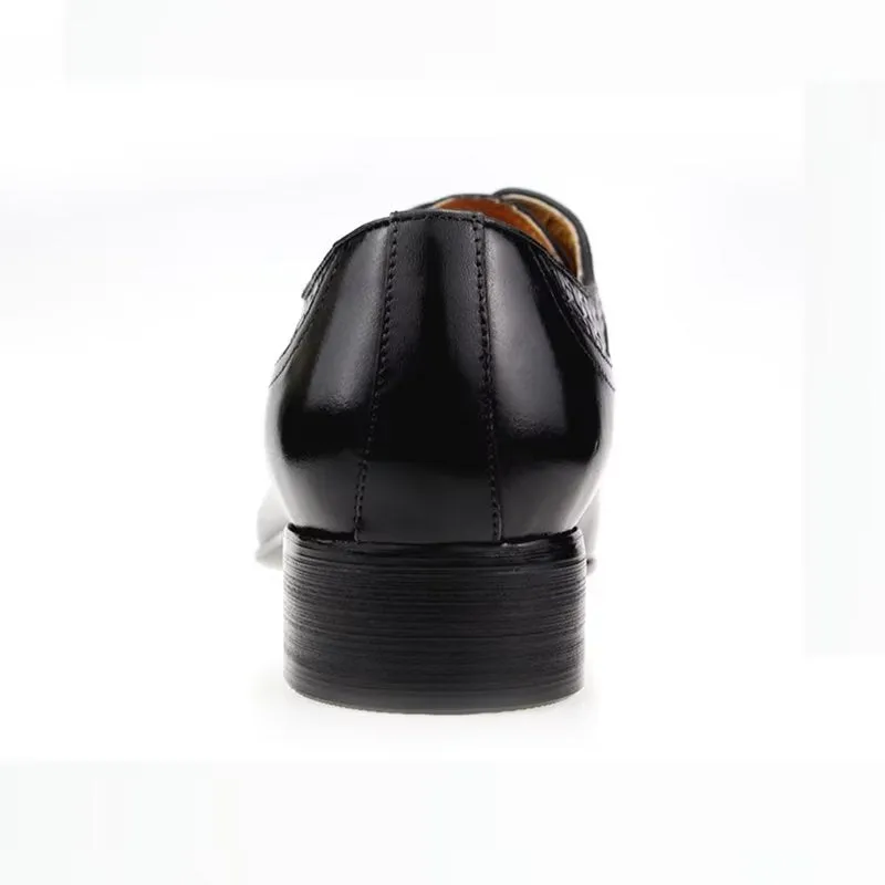 Veltique Croctex Classic Buckle Shoes