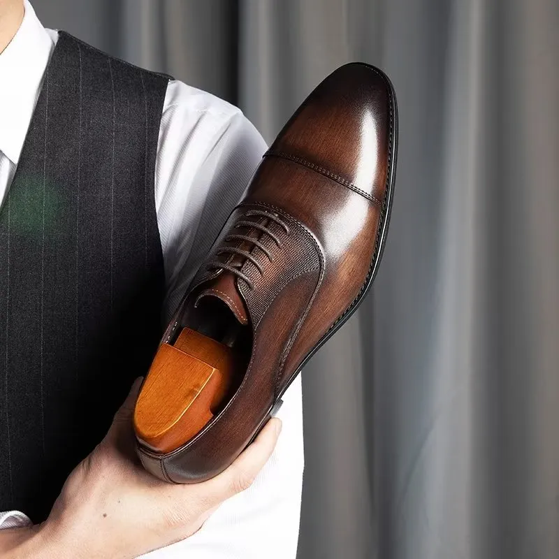 Velvoura Classic Lace Oxfords