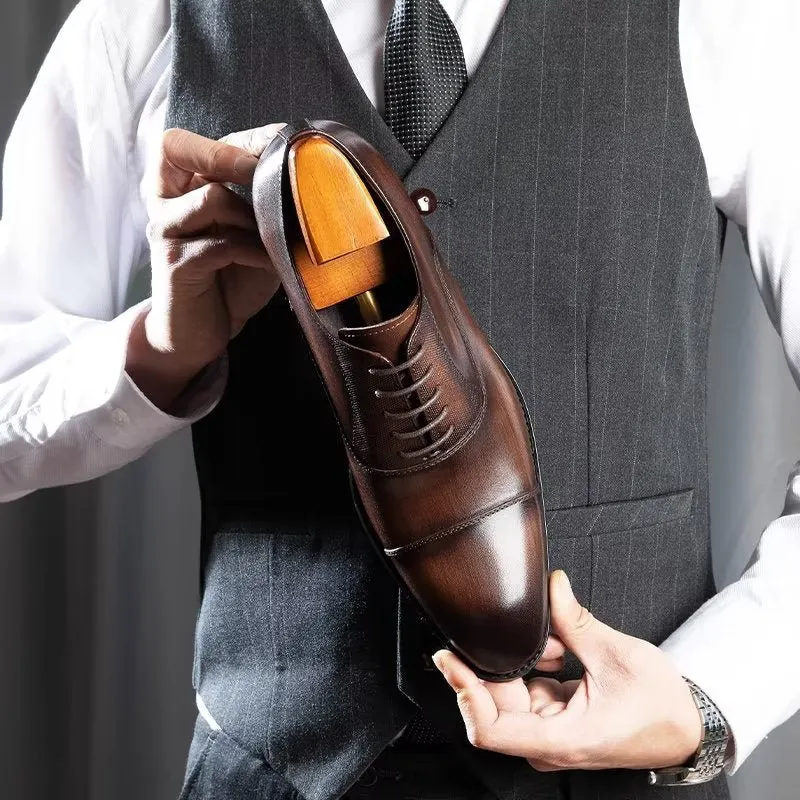 Velvoura Classic Lace Oxfords