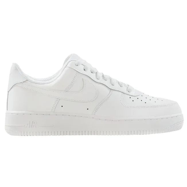 White Nike Air Force Shoes Unsex