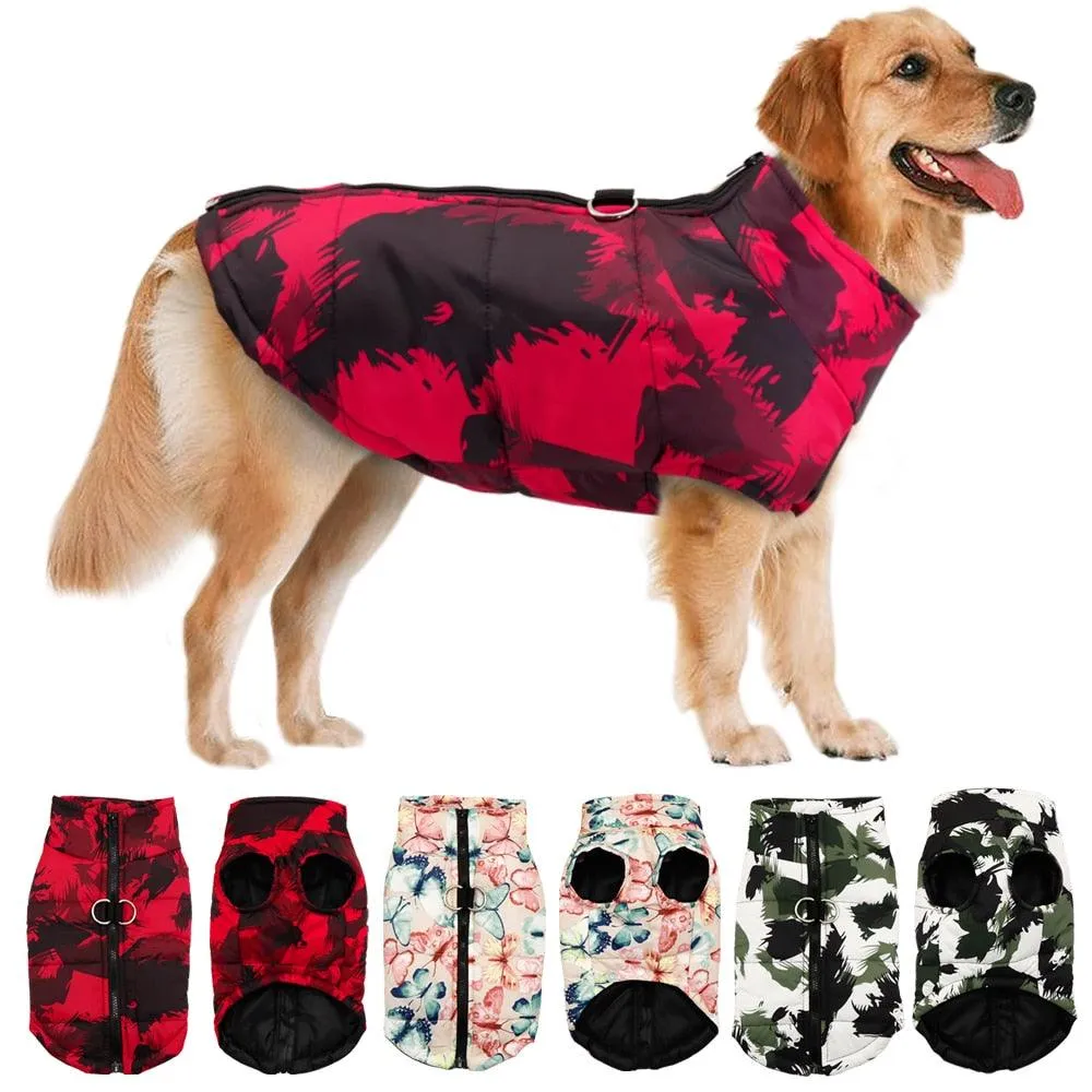 Winter Pet Dog Clothes Bulldog Pet Warm Jacket