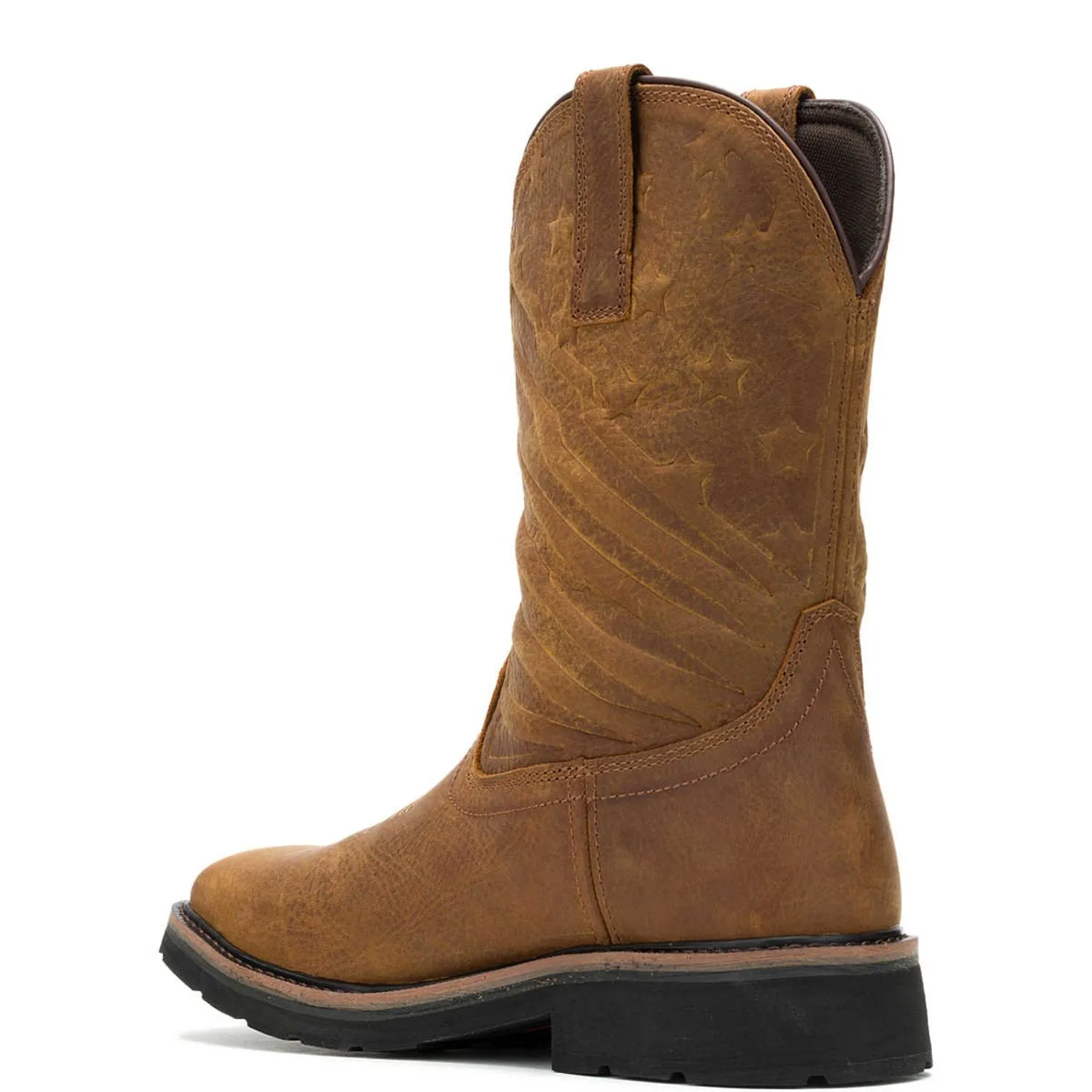 Wolverine Men's Rancher Flag LX Waterproof 10" Steel Toe Western Boot