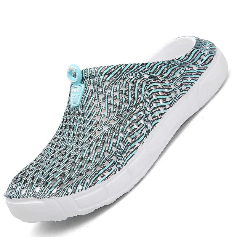 Women summer beach flower printed antiskid comfortable slide sandals