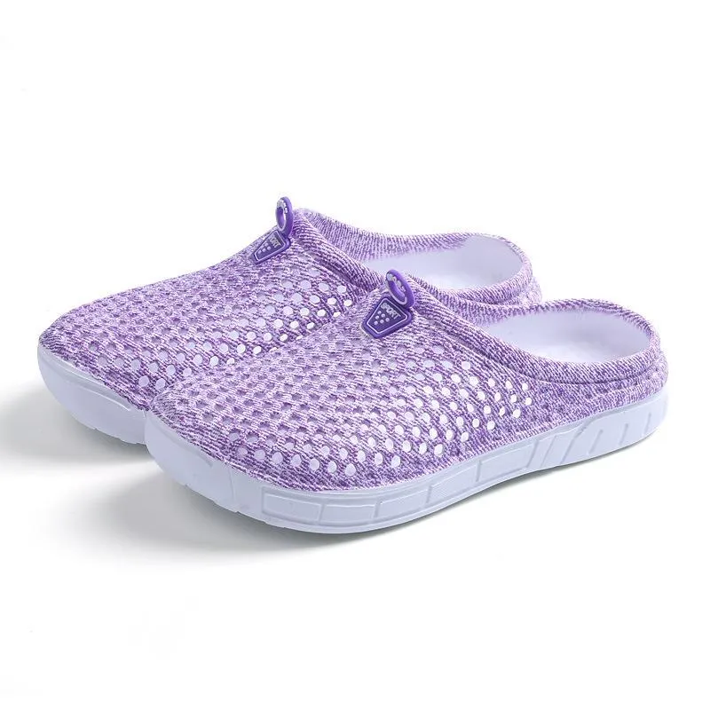 Women summer beach flower printed antiskid comfortable slide sandals