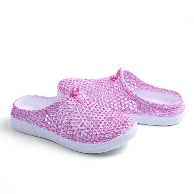 Women summer beach flower printed antiskid comfortable slide sandals