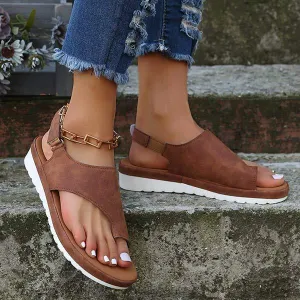 Women's Stylish Soft-Sole Casual Sandals 04709647C