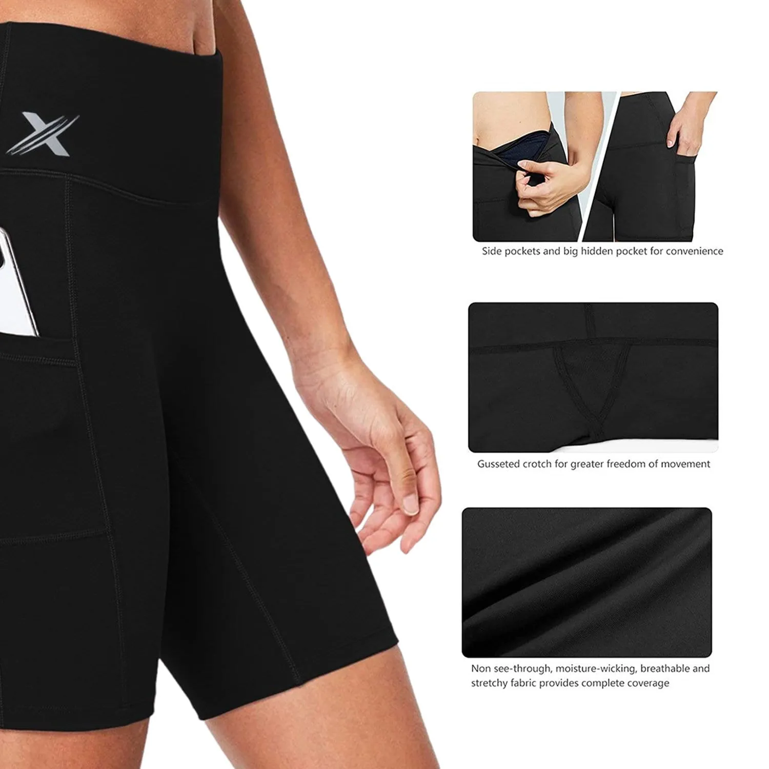 Women's XTF VAPOR™ High Waist Biker/Yoga Shorts
