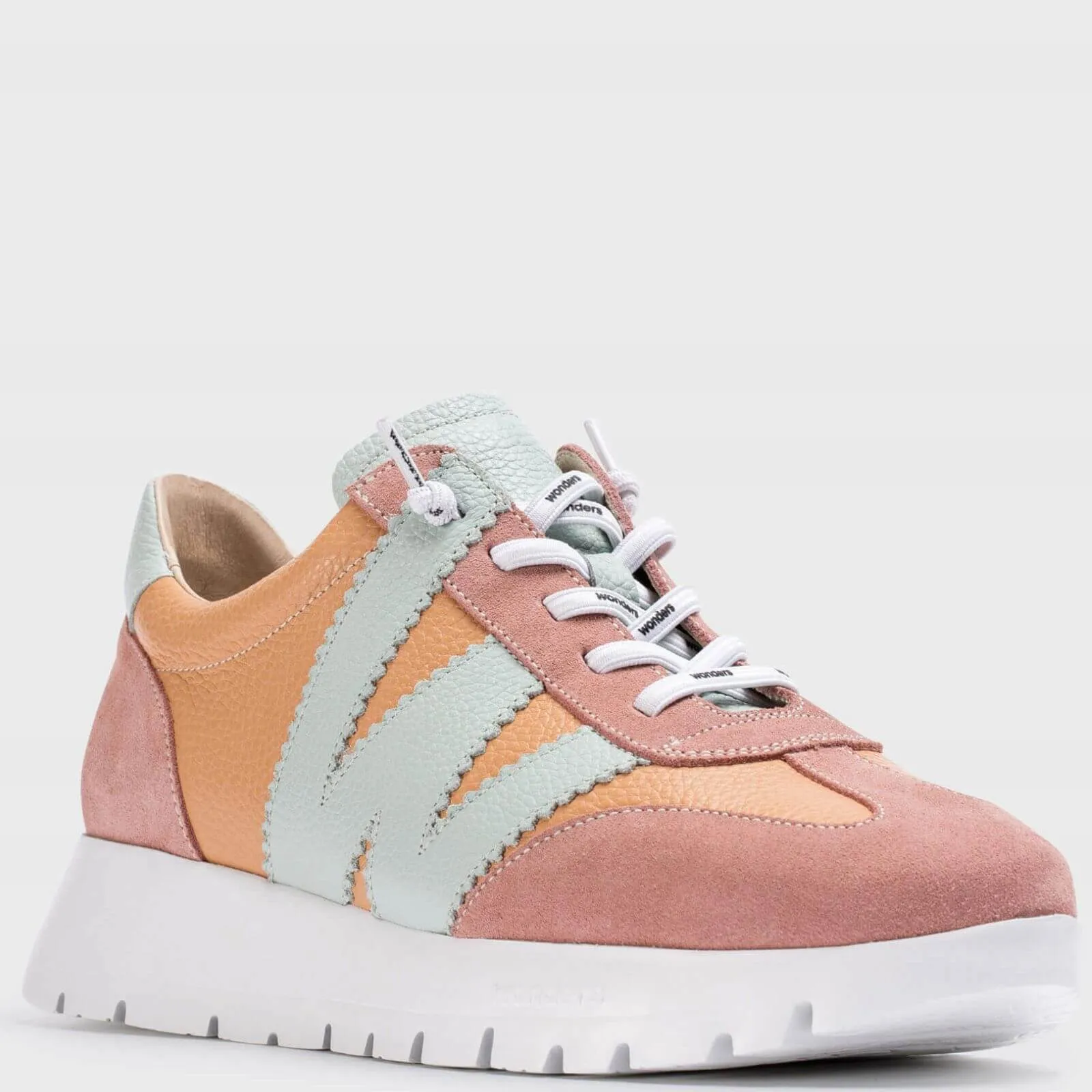 Wonders Peach Multi Sneakers