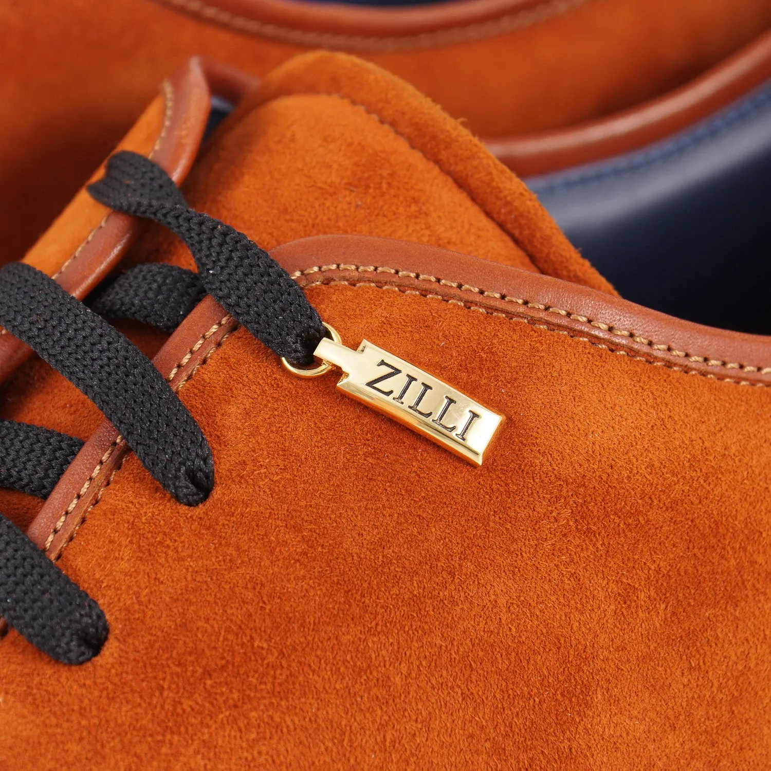Zilli Suede and Calf Leather Sneakers